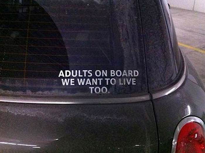 30 Hilarious Bumper Stickers Spotted In The Wild