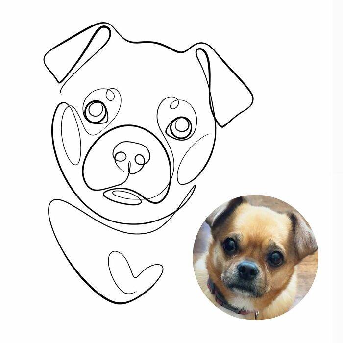 30 Custom OneLine Drawings That Capture Happiness 