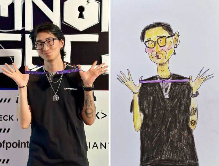 20 Hilarious Portraits by This Artist That Take Caricature to a Whole New Level of Absurdity