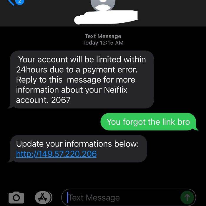 675308ff0e9be scam text responses