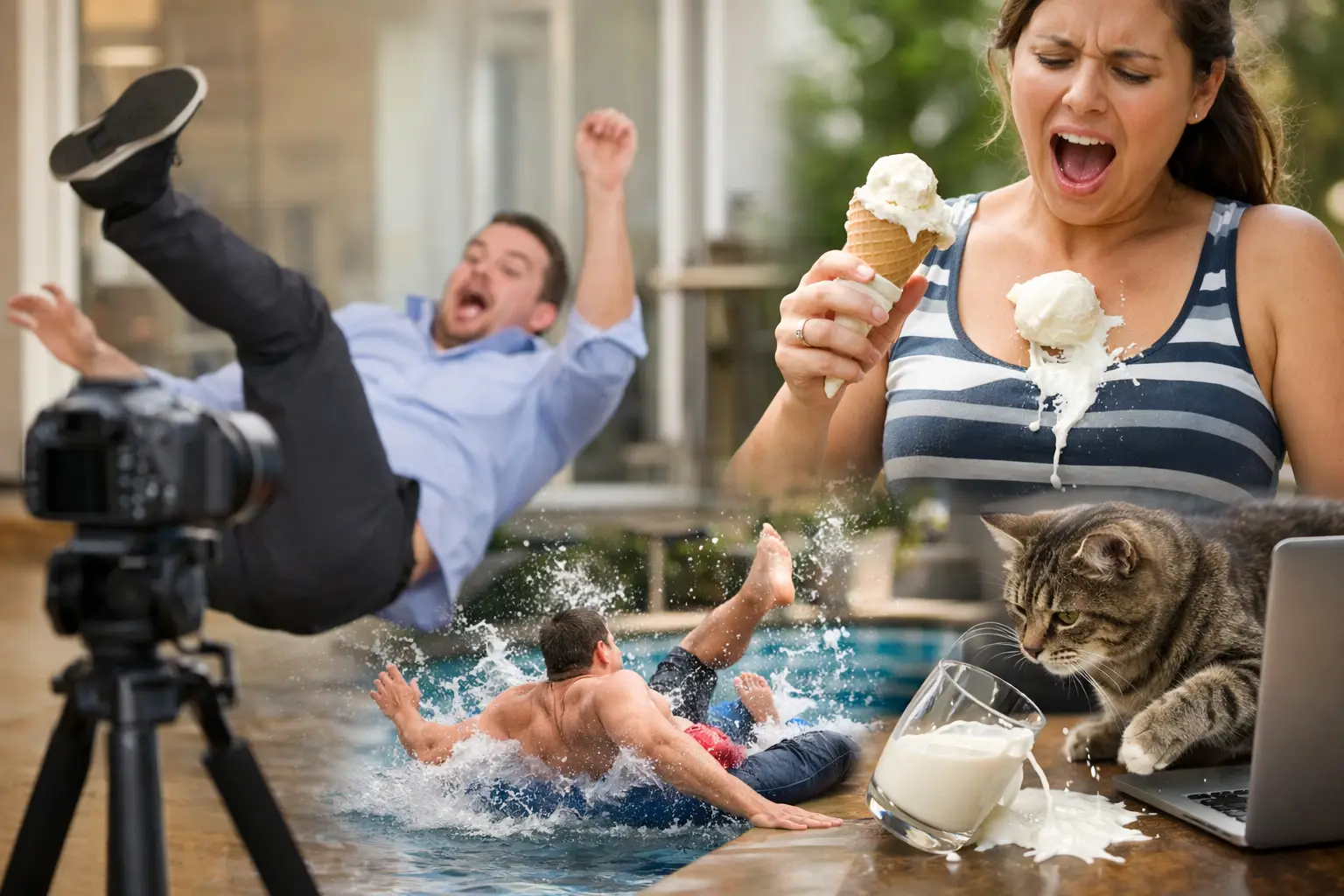 15 Funny Fails Caught On Camera We Felt