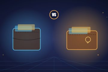 Two Slim Leather Wallets With Cards, Illustration For An Rfid Blocking Slim Wallet Comparison